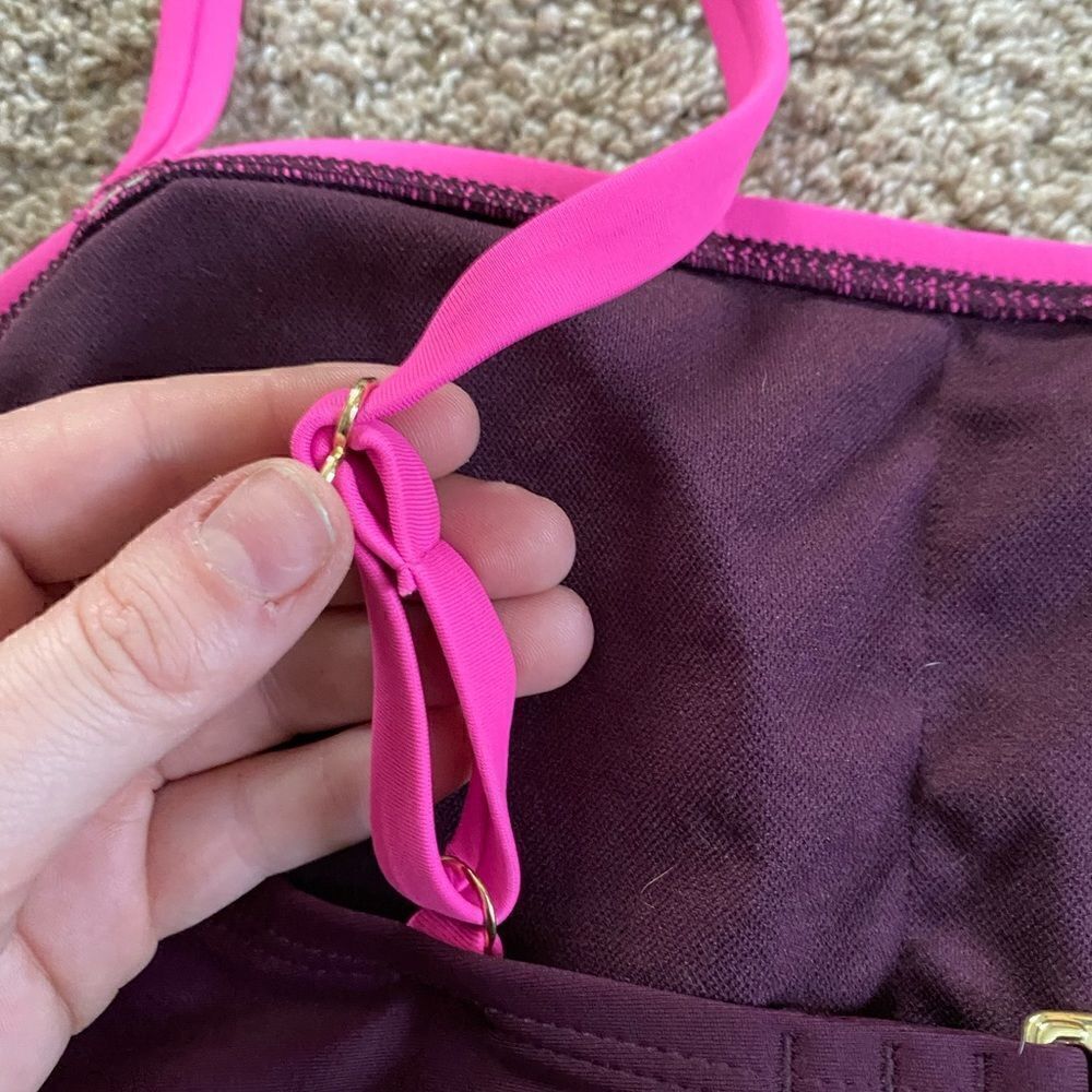 Kona Sol Color Block Swim Top - Picture 7 of 8